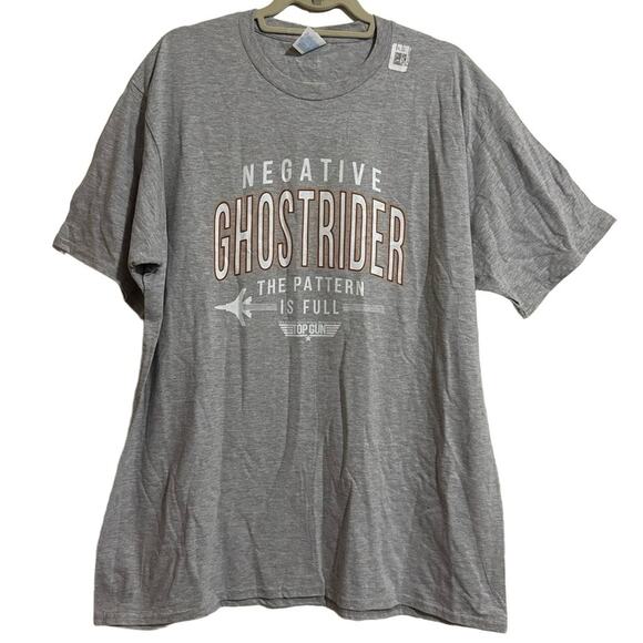 Gildan Other - Top Gun T-Shirt Mens XL Grey Graphic Movie Licensed Retro